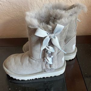 UGG Gray (light)Suede Boots Toddler